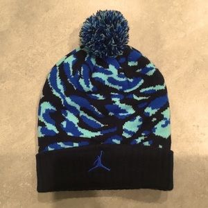 Jordan Boy`s Winter Cuffed Beanie with Pom